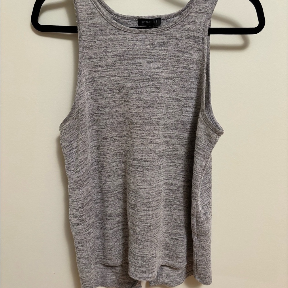 Dynamite Heather Gray Tank Top